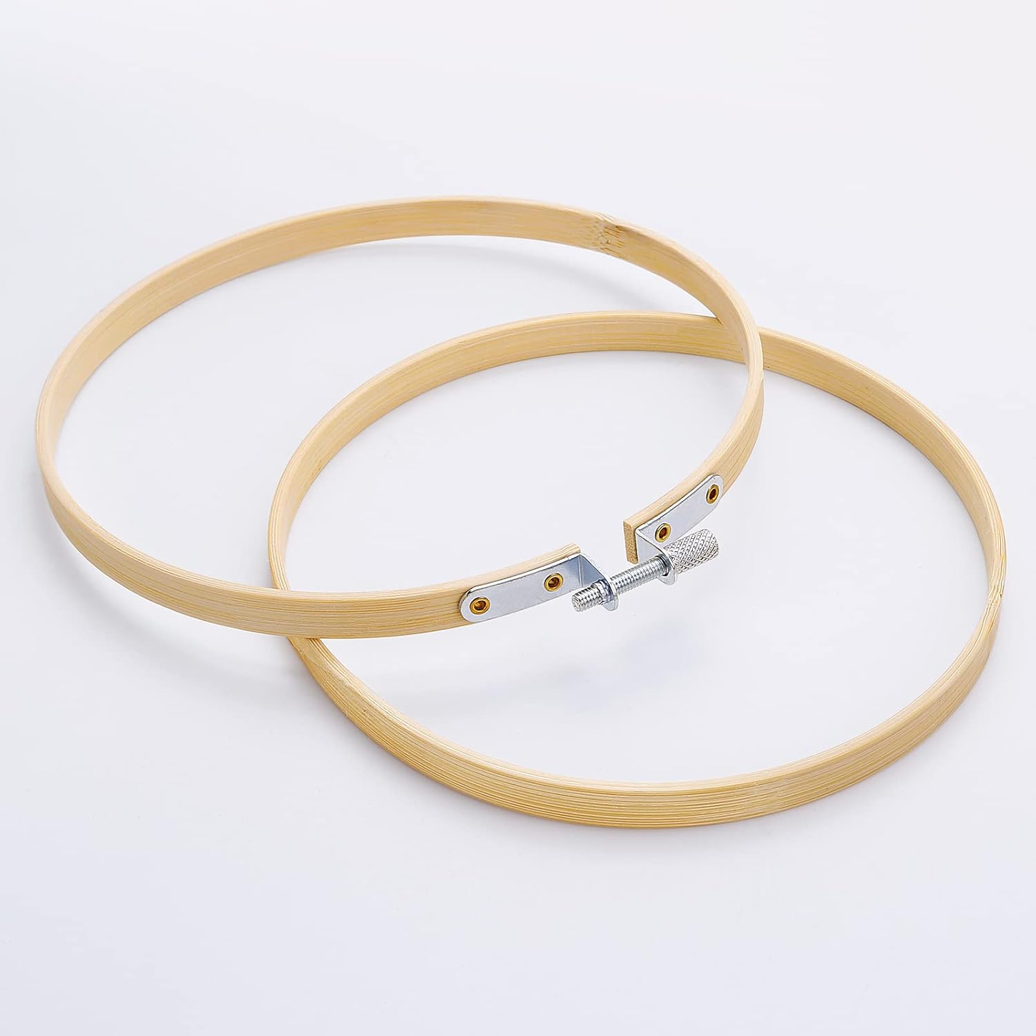 24 Pieces 6 Inch Embroidery Hoops Bulk, Cross Stitch Hoop Ring for Needlework Art Craft and Wall Decoration
