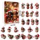 thumbnail image 2 of Calendario de escritorio con bolas decorativas, calendario de cuenta regresiva para Navidad, bonita decoración acrílica, caja de regalo para familiares y amigos, calendario, suministros para profesore, 2 of 5