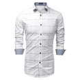thumbnail image 3 of COOFANDY Mens Plaid Dress Shirt Long Sleeve Business Casual Regular Fit Button Down Shirts, 3 of 7