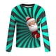 thumbnail image 4 of Blusas y camisas de manga larga con cuello redondo para hombre, estilo casual, cuello redondo, manga larga, camiseta estampada de Halloween, blusa de poliéster para hombre., 4 of 5