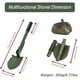 thumbnail image 4 of Pala de camping Desiderio, pala plegable, minipala militar portátil de supervivencia con pico/azadón/sierra/abridor/brújula, herramienta multifuncional para acampar, pescar, jardinería, playa, cavar, 4 of 5