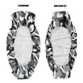 thumbnail image 5 of HUIACONG Gray Camo UTV Seat Covers Waterproof Easy Installation 4 Wheeler Seat Cover Non-Slip Soft for Kawasaki Mule 3000 3010 3020, 5 of 7