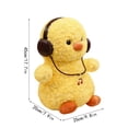 thumbnail image 2 of Interactive Animated Chicken Plush Dancing and Singing Electronic Farm Animal Collectible Display 18Inch, 2 of 6