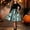Green a, variant on Girls' Halloween Two Piece Long Sleeve Dress Twisted Tree Bat Print Bow Belt A Line Flowy Skirt Kids Role Play Costume for Girls 5-14Y, Halloween Costumes for Girls Black c 11 Years