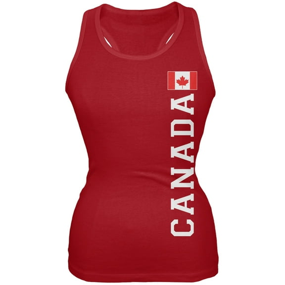 World Cup Canada Red Soft Juniors Tank Top - Small