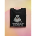 thumbnail image 3 of Raccoons Are Mocking Me Sweatshirt Women -Smartprints Designs, Female 3X-Large, 3 of 4