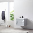 thumbnail image 5 of Colmar 30" Light Gray Wall Mount Bathroom Vanity, 5 of 15