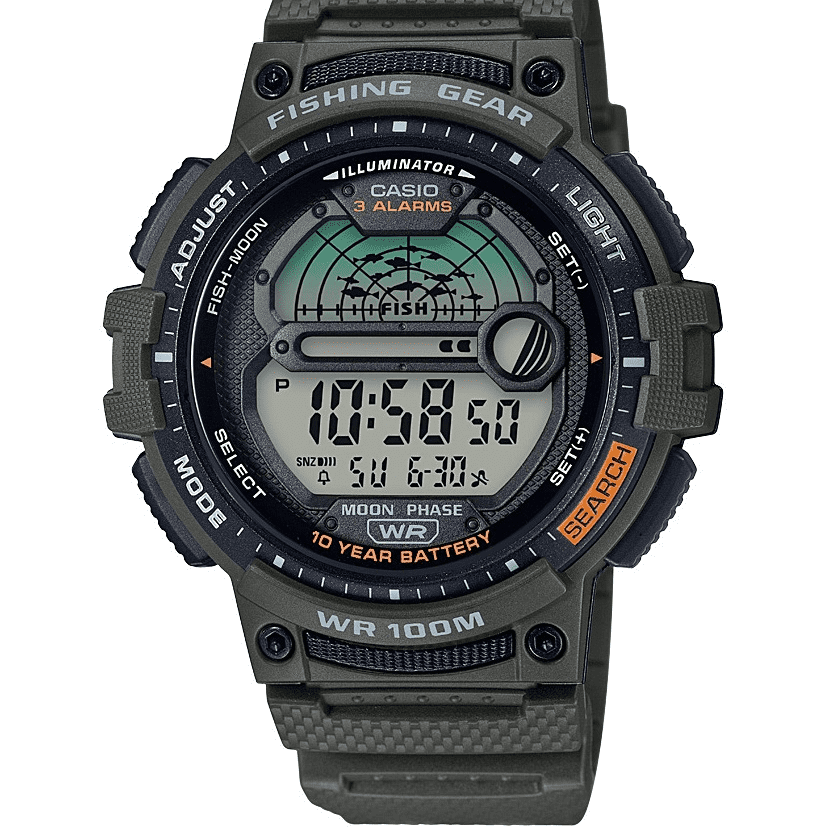 Casio Men s Tide Graph and Moon Phase Watch WS1300H 1AV Walmart