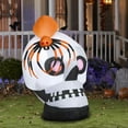 thumbnail image 4 of Halloween Inflatable Skull with Orange Spider, 4 of 4