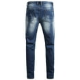 thumbnail image 5 of AOOCHASLIY Thanksgiving Day Men Pants Men's High-end Stretch Nostalgic Frayed Slim-fit Jeans, 5 of 5