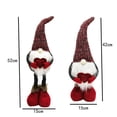 thumbnail image 4 of LSLJS Valentines Day Décorations Cadeaux, de la Saint-Valentin Poupée Tricotée Rétractable Sans Visage Rouge et Gris, Gnome, 4 of 9