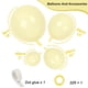 thumbnail image 2 of Juego de globos RUBFAC de látex amarillo pastel, 105 unidades, con cinta y pegamento, 2 of 7