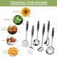 thumbnail image 4 of Juego de utensilios de cocina de acero inoxidable 304, herramientas de cocina premium pulidas espejo Standcn 2 PCS, 4 of 6