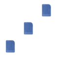thumbnail image 3 of Plancha rizadora Matsuzay Compacta y Segura Azul Corto, 3 of 6