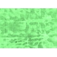 thumbnail image 1 of Ahgly Company Indoor Rectangle Abstract Emerald Green Modern Area Rugs, 2' x 4', 1 of 4