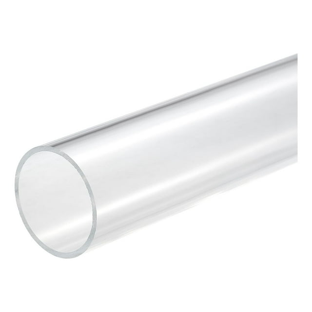 Unique Bargains Tube Rond Rigide Transparent en Acrylique 41mm ID 45mm OD 10 Pieds pour Lampes et Lanternes, Système de Refroidissement par Eau