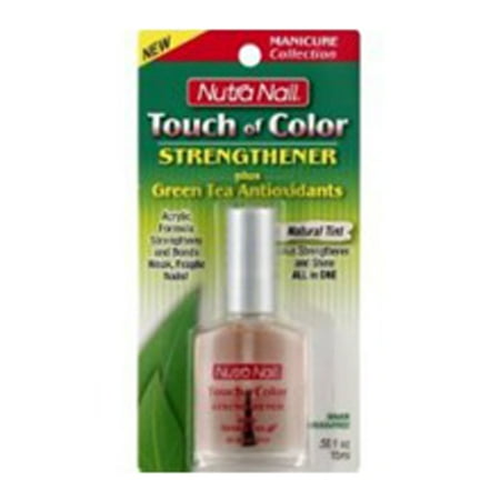 Nutra Nail Touch of Color Strengthener Plus Green Tea Polish, 0.5 fl oz