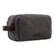 thumbnail image 1 of Neceser de viaje BAGSMART de lona, organizador Dopp kit gris, 1 of 6