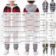 thumbnail image 4 of Gerichy Toddler Boy Clothes Fall Winter Outfit, Boys Clothes 2T 3T 4T 5T 2 Piece Plaid Hooded Button Top Pants Set for Toddler Little Kids 3T-7T, 4 of 7
