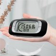 thumbnail image 2 of Eigraketly Podómetro 3D para caminar con clip Contador de pasos preciso para fitness Distancia a pie Millas / Km Contador de calorías Ropa Deportiva, Zapatos Eigraketly OD014114-00, 2 of 6