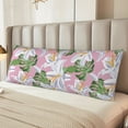 thumbnail image 4 of KLL Ultra Soft Microfiber Body Pillow Cover/Pillowcases 20"x54" with Hidden Zipper Closure-Lilies Flowers, 4 of 5