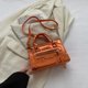 thumbnail image 3 of Bolso Bandolera para Mujer Bolso Con Asa Superior Cuero PU Bolso Diario para Exteriores (naranja), 3 of 9