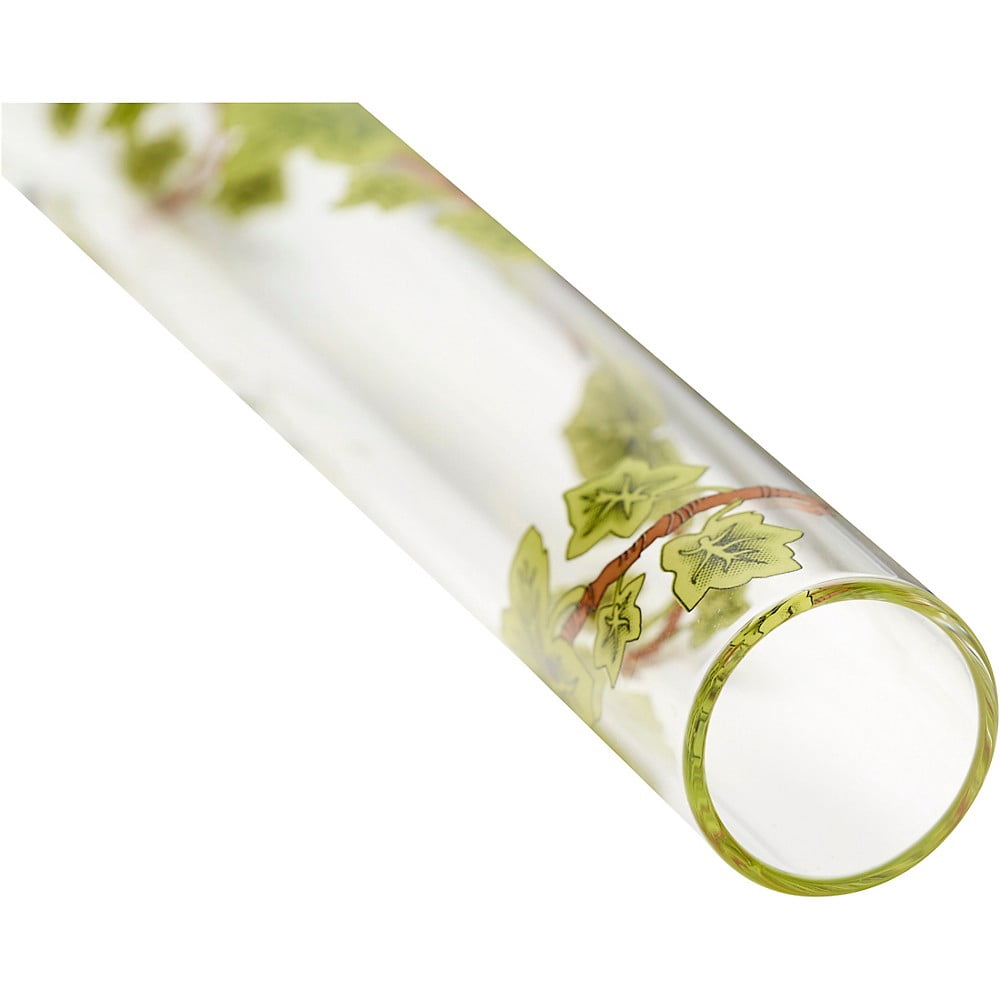 Hall Crystal Flute 12204 - Inline Glass Flute in D - Green Ivy