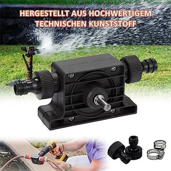 Lightweight Electric Drill Pump for Home Garden and Outdoor Water Pumping