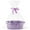 Purple, variant on Black Woven Handle Storage Basket Fabric Rope Shelf Wardrobe Organizer Basket for Toiletries Toys or Food Items 11.8 x 7.9 x 4.7 inches