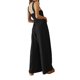 thumbnail image 5 of Mono largo de verano para mujer de VISgogo, mono holgado con tirantes anchos en el pecho liso fruncido, mono informal con pantalones largos de pierna ancha para mujer VISgogo moda, 5 of 8