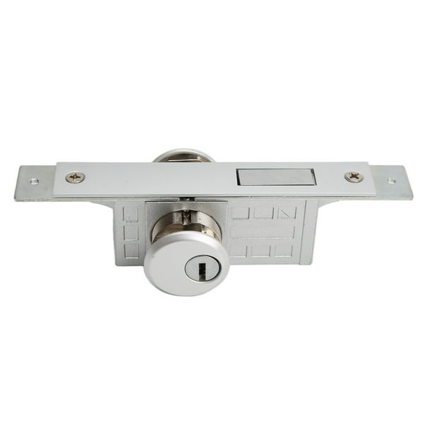 Cerradura de Vidrio para Puerta Enmarcada Cilindro de Llave de Doble Cara Antirrobo Cerradura de aleación de Aluminio Universal con Llaves