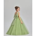 thumbnail image 5 of Drtj Flower Girl Gown Wedding Satin Tulle Princess Celebration Gowns Children Pearl Prom Dresses, 5 of 7