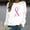 White, variant on WXLWZYWL Womens Pink Long Sleeve Crewneck Pullover Tops Breast Cancer Awareness Sweatshirt Fleece Fall Warm Sweatshirts