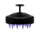 thumbnail image 1 of Cepillo para champú, cepillo para el cuidado del cuero cabelludo con masajeador de silicona suave (negro), 1 of 5