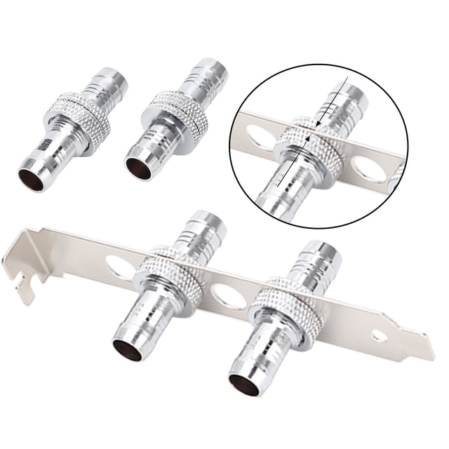 Brass G1/4 Thread Durable Performance Hose Connector, Plating Fitting Connector, Water Cooling Connector, For Computer Water Cooling System