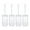Transparent, variant on Troglfold push up cake pop 10pcs Clear Cake Shooter Containers with Lids and Sticks,4.33"X1.77"X1.77"