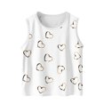 thumbnail image 1 of Posijego Débardeurs pour Garçons et Filles, Col Rond Sans Manches, T-Shirts d'Été pour Enfants, 1 of 6