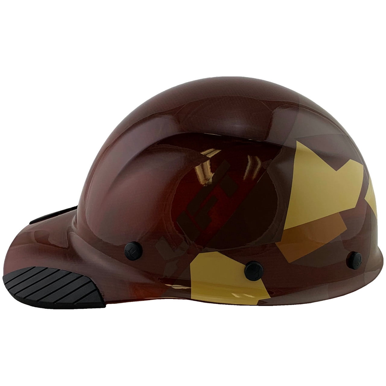 DAX Fiberglass Composite Hard Hat - Cap Style 5050 Desert Camo Natural Tan with Tote