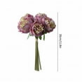 JHGoosa Hand Tied Flower Bouquet Simulation 5 Peonies North American
