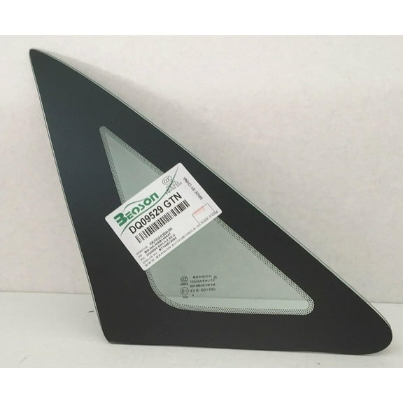 Driver Left Side Quarter Glass Window Compatible with Ford Focus 4 Door Sedan 2000-2007 Models