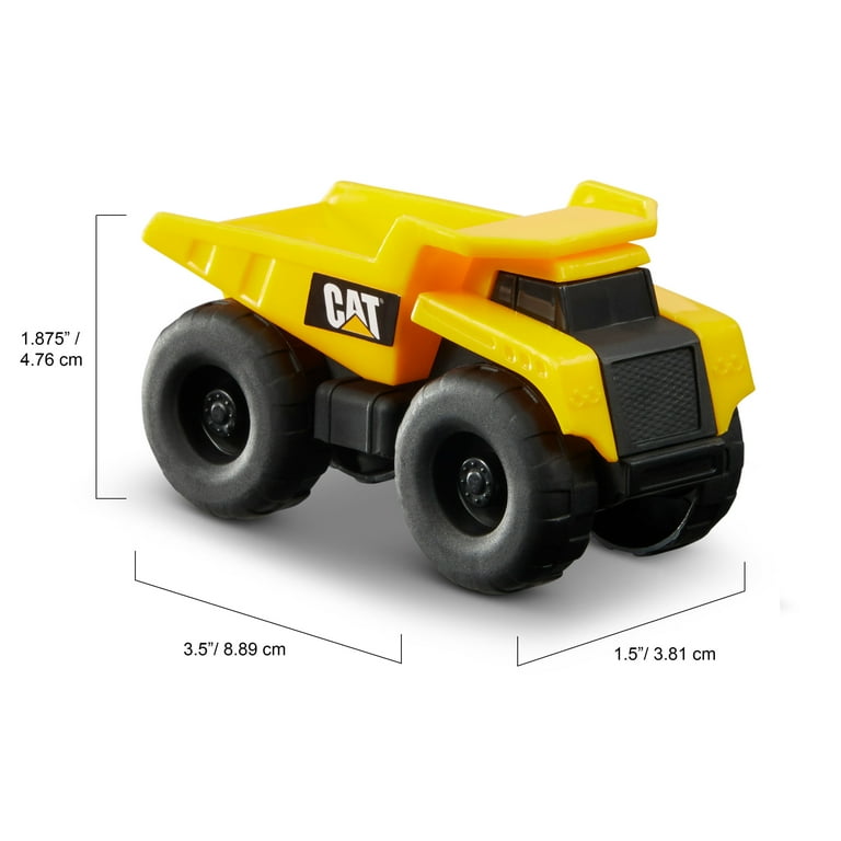 CAT Construction Toys, Little Machines 5pk Truck Toy Set, Includes