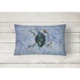 thumbnail image 2 of Carolines Treasures 8151PW1216 Crab Canvas Fabric Decorative Pillow, 12H x16W, multicolor, 2 of 3