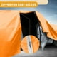 thumbnail image 4 of Cubierta de Automóvil Universal Impermeable Naranja para Vagón de 177" a 190", 4 of 5