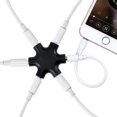 thumbnail image 2 of Divisor de audio de 5 puertos Cable divisor de audio estéreo de 3,5 mm, adecuado para computadora portátil Samsung y PC Cable de teléfono inteligente Tablet PC Reproductor de MP3 Zhivalor WLJ-2160, 2 of 5