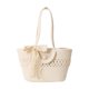 thumbnail image 1 of Bolso tote tejido estilo boho moderno y sencillo para mujer, regalo para mujer, bolso de hombro a la moda Blanco, 1 of 9