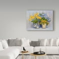 thumbnail image 3 of Trademark Fine Art ' Blue White' Canvas Art by Barbara Mock, 3 of 3
