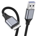 thumbnail image 1 of Cable KAYQINHO USB 3.0 A a Micro B de 1 m, gris, 1 of 7