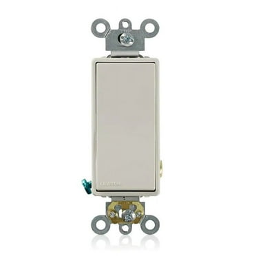Leviton Decora 15 Amp Heavy-Duty Rocker Switch, Light Almond