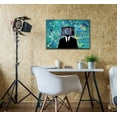 thumbnail image 2 of wall26 - Canvas Wall Art - Man with a Tvset on Head - Gallery Wrap Modern Home Art | Ready to Hang - 16x24 inches, 2 of 4