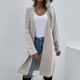 thumbnail image 5 of Puntoco Cárdigan De Punto De Mujer De Color Largo De Moda Casual para Mujer Puntoco Puntoco-22, 5 of 9